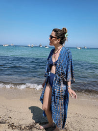 Kimono XL - Tie & Dye Blue