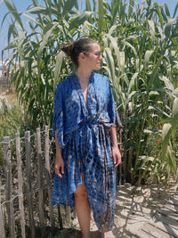 Kimono XL - Tie & Dye Blue