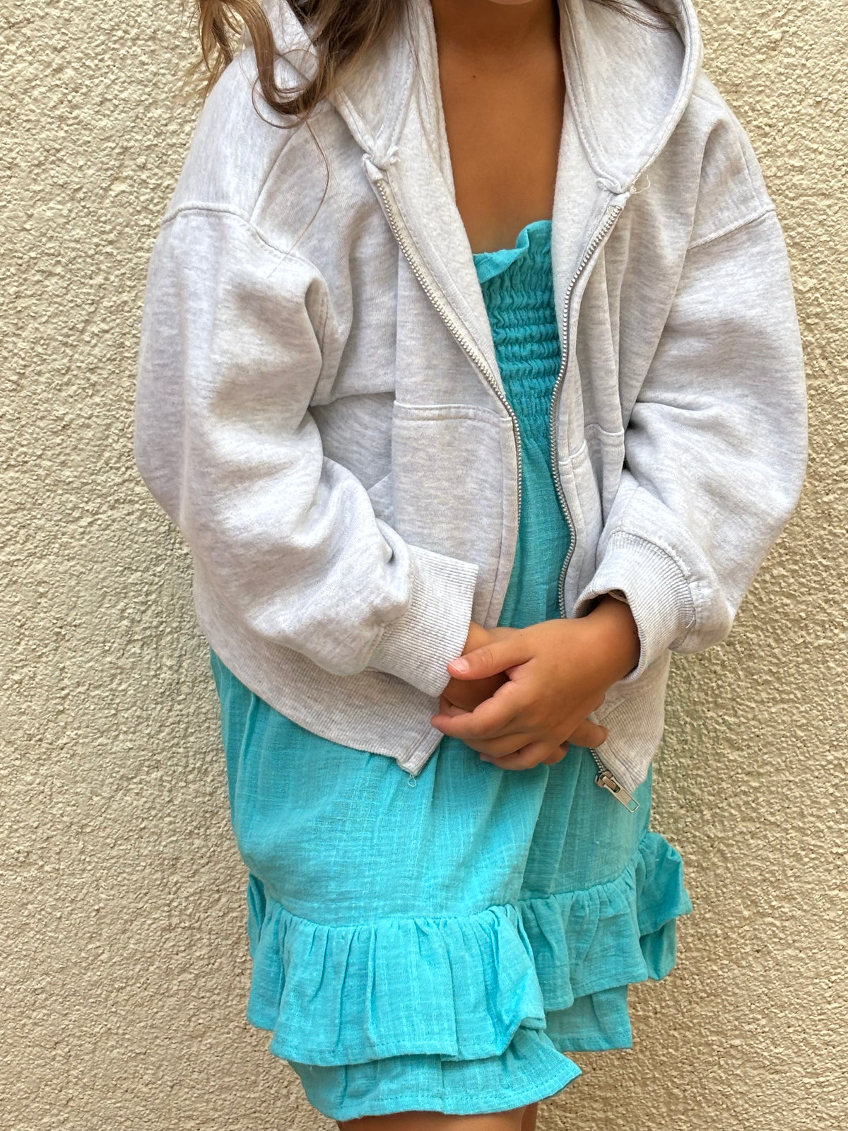Mini Smoke Dress - turquoise
