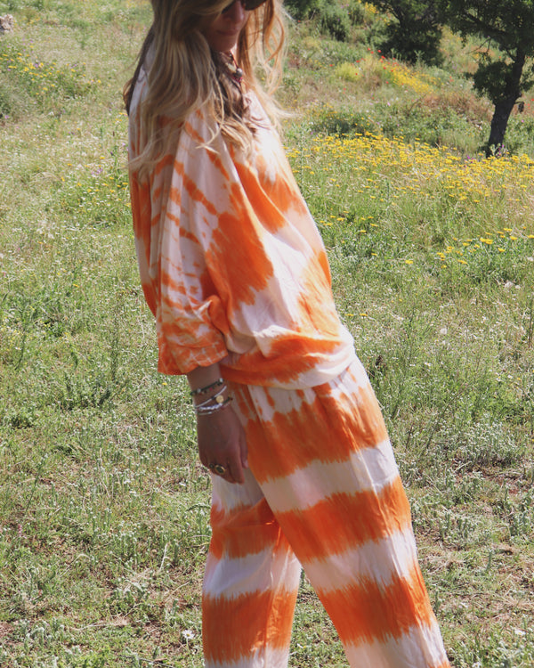 Pantalon Tie & Dye Orange