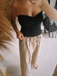Crop Top Arya - noir