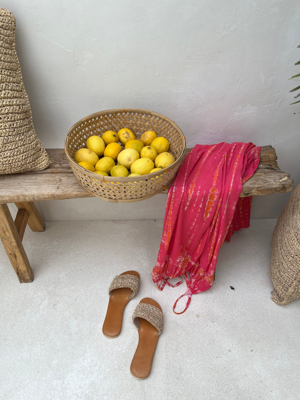 Mules Raphia - Naturel