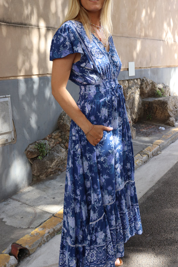 Island Dress océan floral
