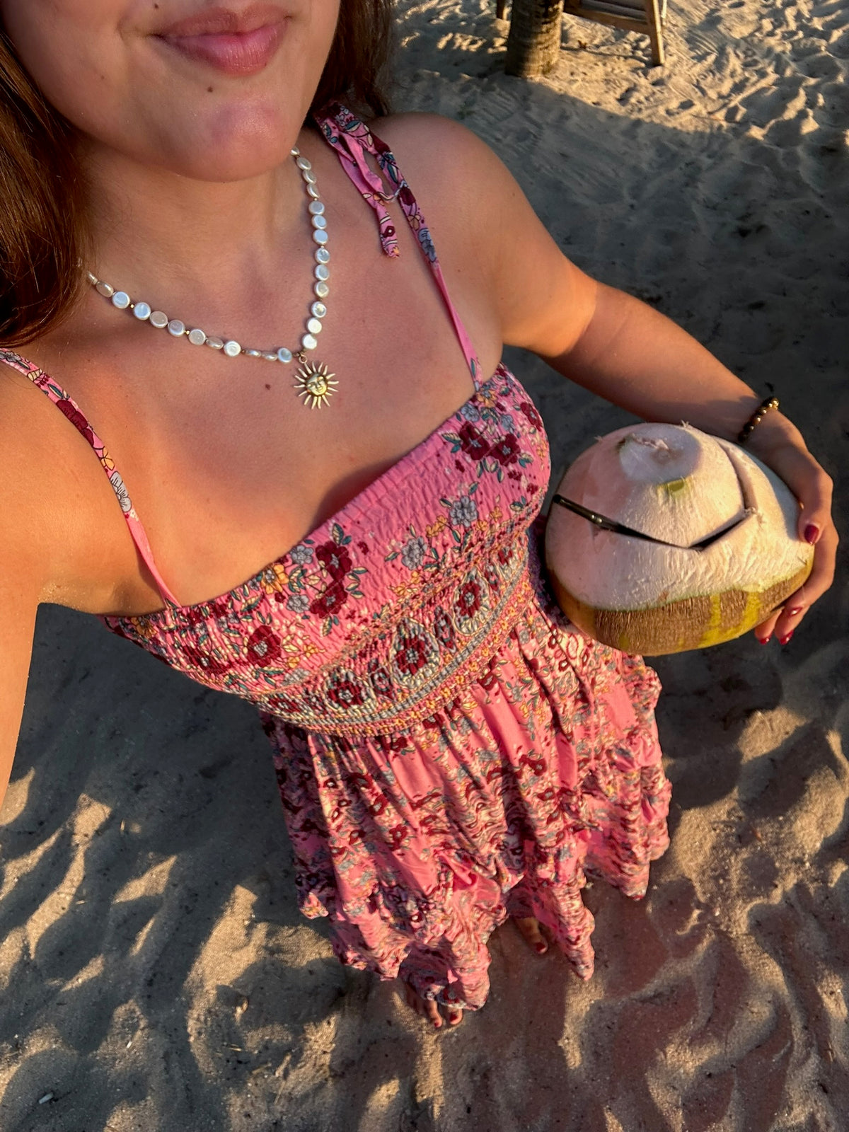 Jungle Dress - Geo pink