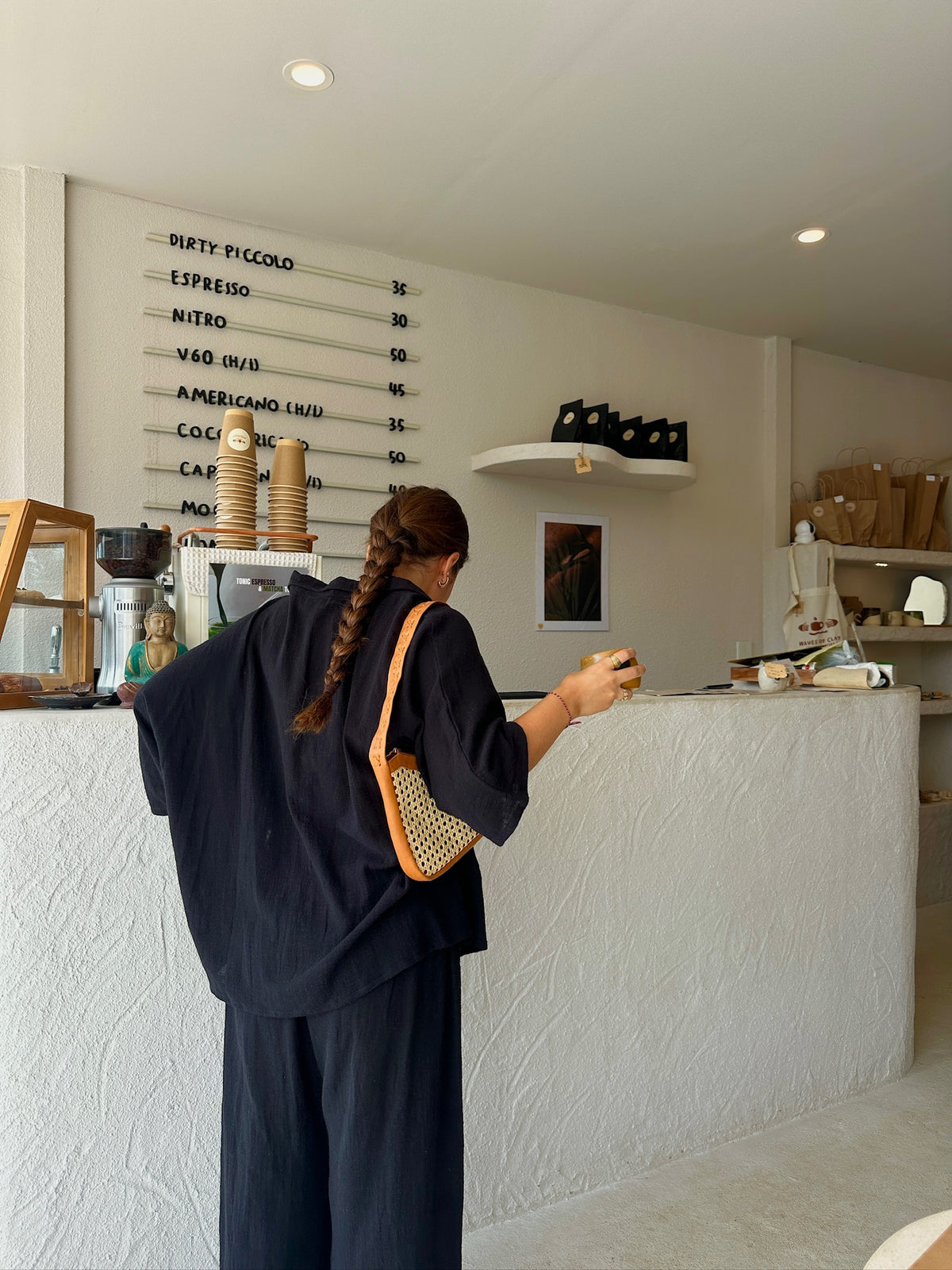 Maxi shirt - noir