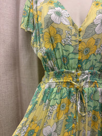 Island Dress Green lemon