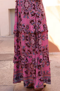 Jungle Dress - Geo pink