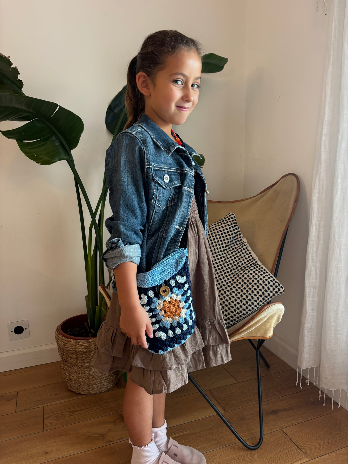 Mini Smoke Dress - marron