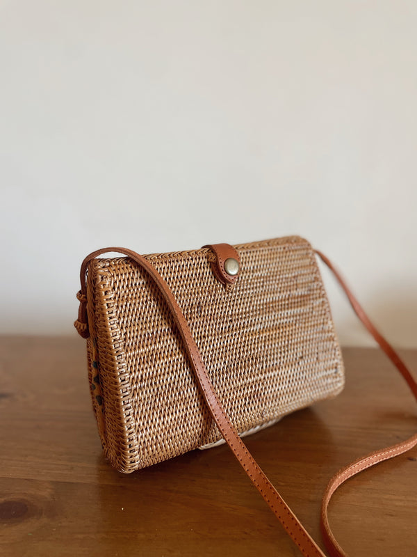 Straw Bag Pocket