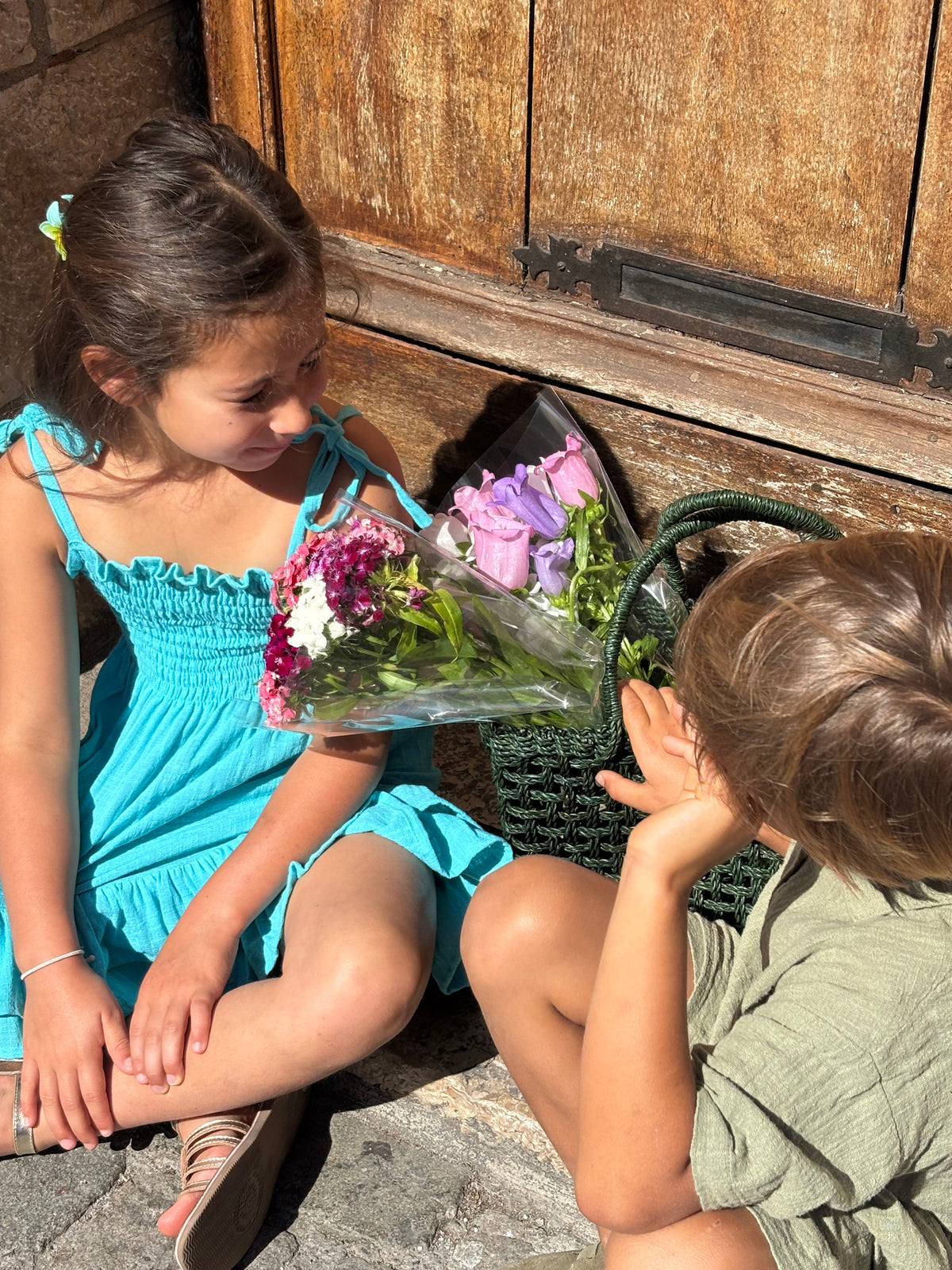 Mini Smoke Dress - turquoise