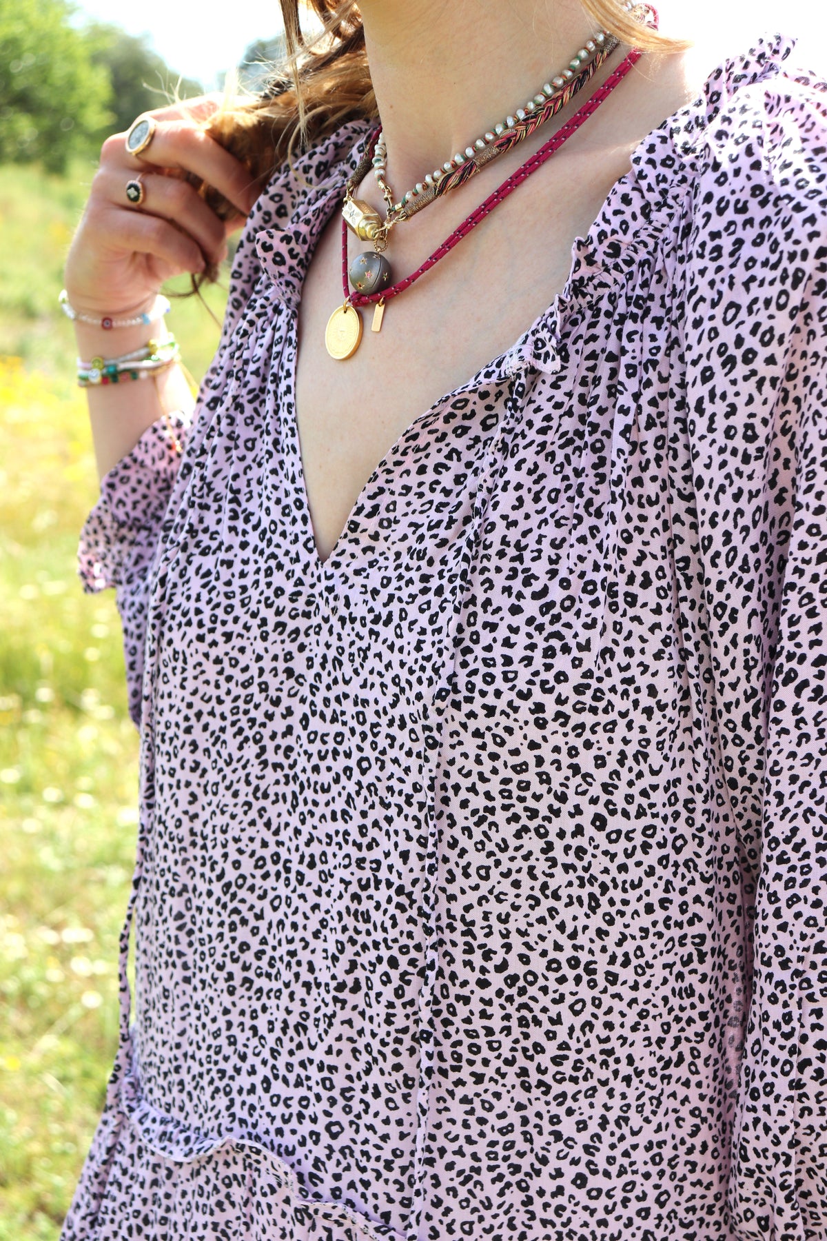 Robe dewi - Leo pink