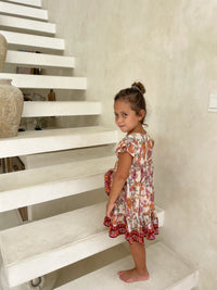 Mini Spella Dress - Cream Floral