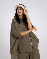 Chemise Oversize - Kaki