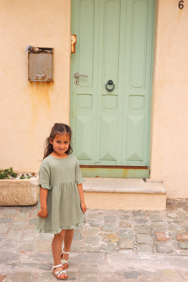 Mini Lily Dress - Light Kaki
