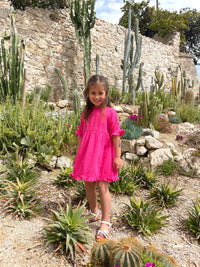 Mini Lily Dress - Framboise