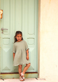 Mini Lily Dress - Light Kaki