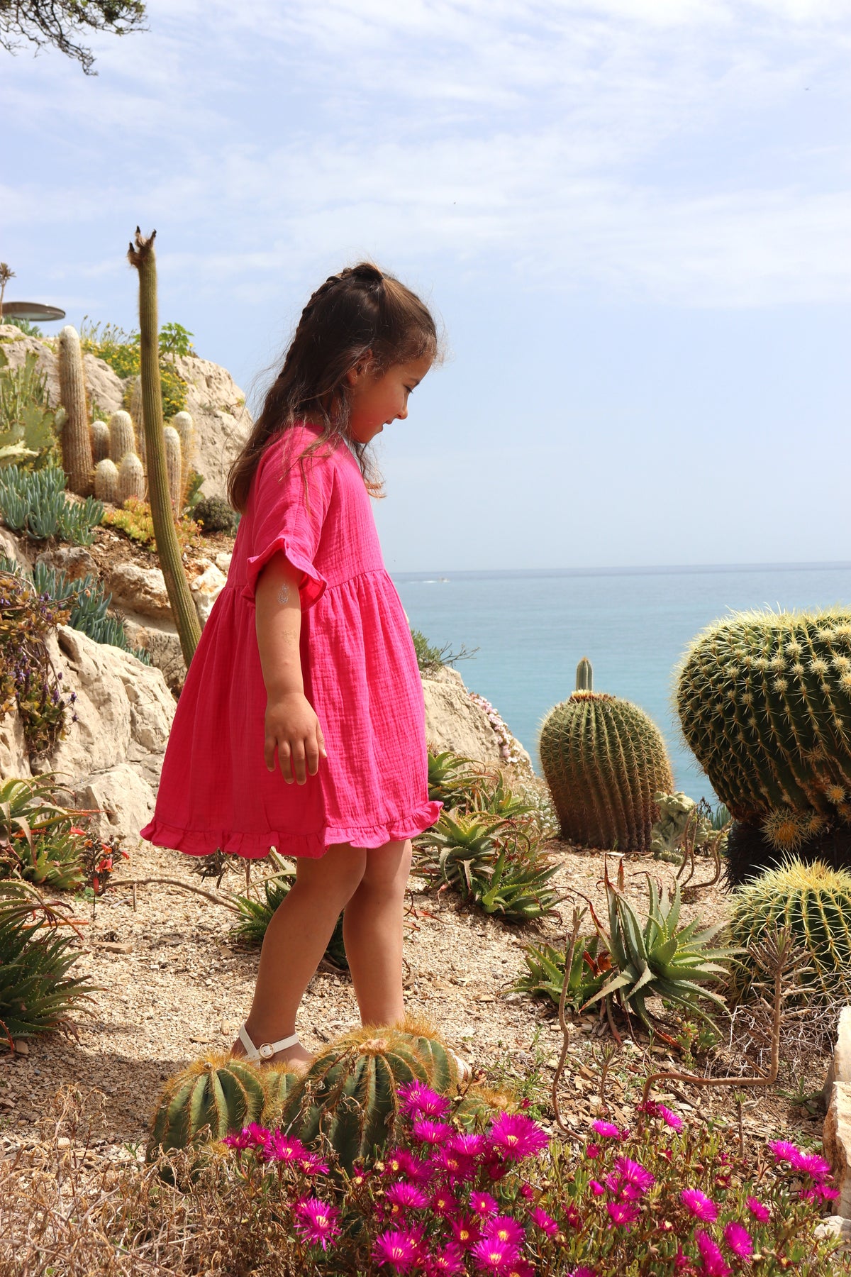Mini Lily Dress - Framboise