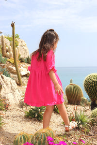Mini Lily Dress - Framboise